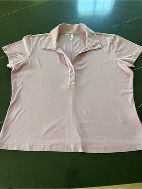 Travis Matthew Women’s Ribbed Lavender Golf/Tennis Polo Sz XL